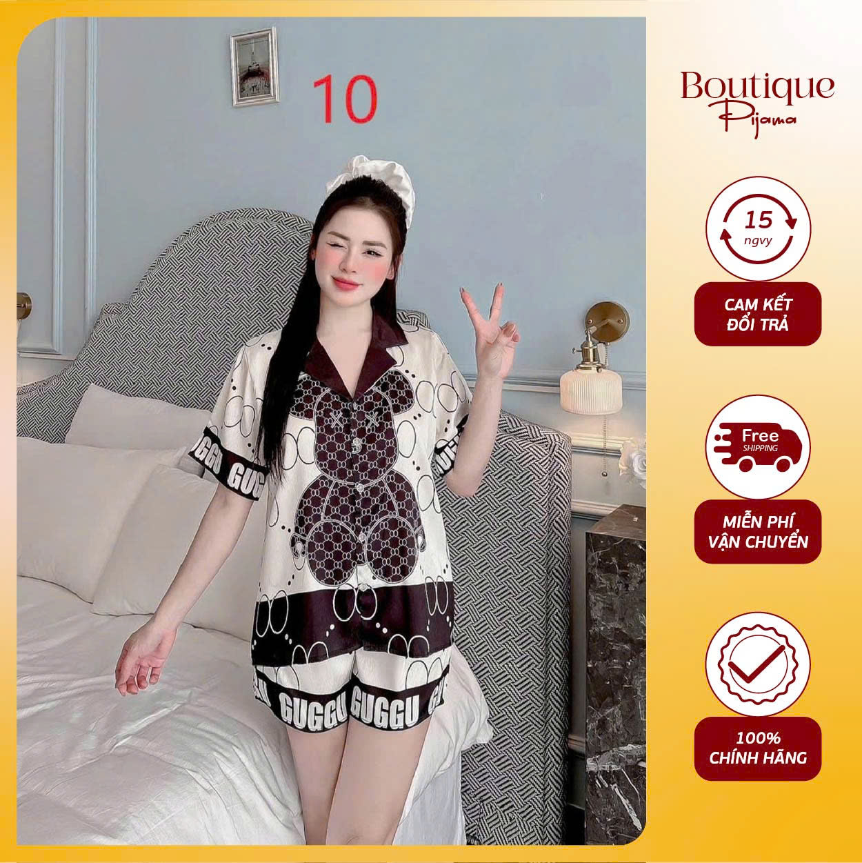 #1  Pijama Nữ Tiểu Thư Sang Chảnh phong cách HÀN QUỐC Hotrend 2025